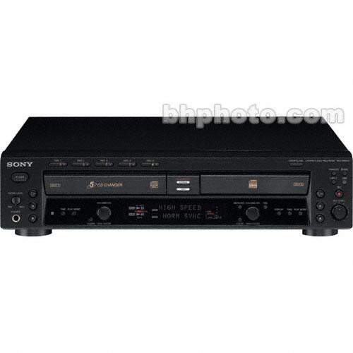 Sony RCD-W500C Dual Deck 5 CD Changer and Recorder RCDW500C B&H