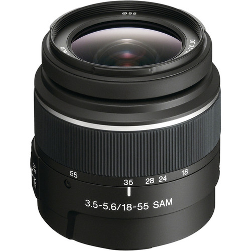 Sony 18-55mm f/3.5-5.6 DT Standard Zoom Lens SAL1855/BQ B&H