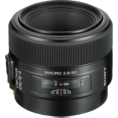 『 SONY 50mm f2.8 Macro SAL50M28 』 Sony SAL-50M28 50mm f/2.8 D Macro Autofocus Lens SAL50M28 B&H