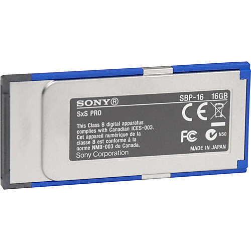 Sony SBP-16 16GB SxS PRO Memory Card