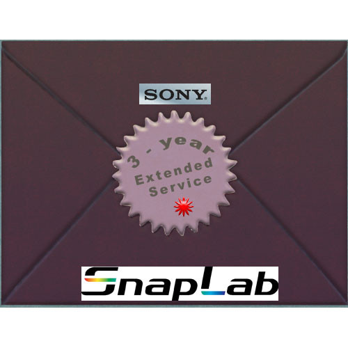 Sony 3-Year Extended Service Plan /SnapLab