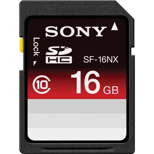 Sony 16GB SDHC Memory Card Class 10