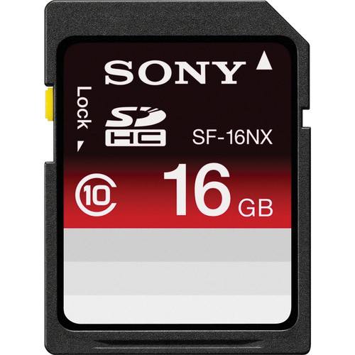Sony 16GB SDHC Memory Card Class 10