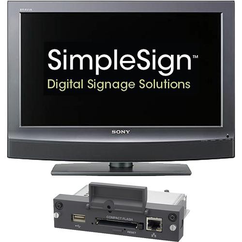 Sony SimpleSign 32" LCD Signage Display Kit
