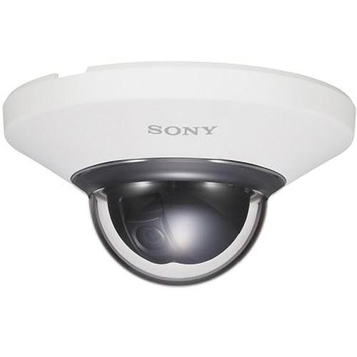 Sony SNC-DH110T Vandal-Resistant Network Minidome HD Camera (Indoor, White)