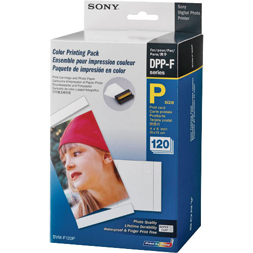 Sony SVM-F120P Print Media Pack (4x6