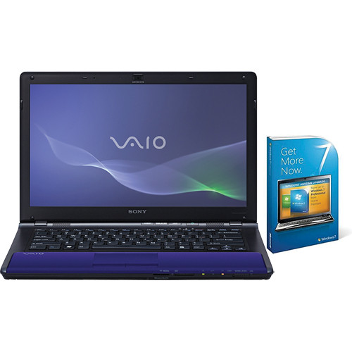 Sony VAIO CW VPCCW21FX/P 14" Laptop Computer with Windows 7 Professional Upgrade (Poppy Pink)