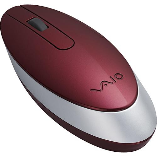 Sony VAIO Bluetooth Wireless Mouse - VGP-BMS33/RJ (Dark Red)