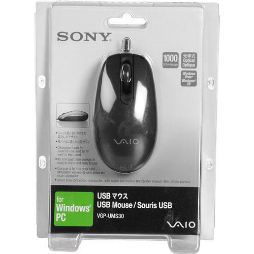 Sony VGP-UMS30/B VAIO USB Mouse (Black)