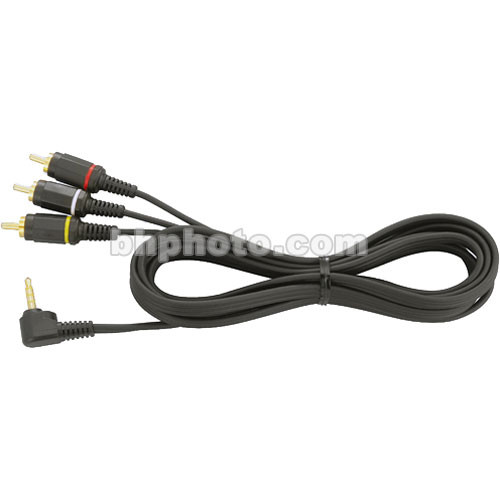 Sony VMC-30FR Mini Male to 3 RCA Male A/V Cable - 9.8' VMC30FR