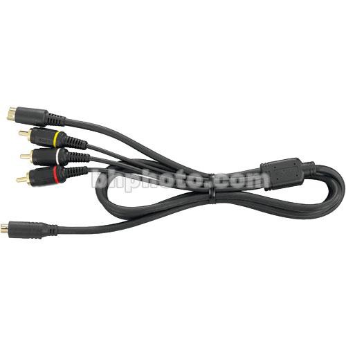 Sony VMC-30FS Mini AV Male to 3 RCA Male + 1 S-Video A/V Cable - 9' [Demo]