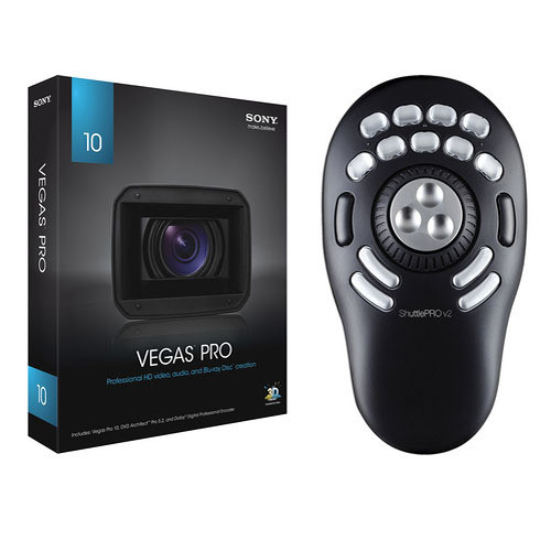 Sony Vegas Pro 10 with Contour Design ShuttlePRO v2 Kit