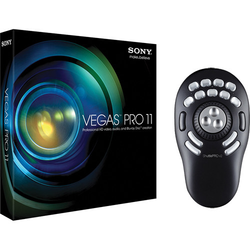 Sony Vegas Pro 11 with Contour Design ShuttlePRO v2 Kit
