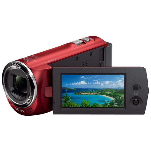 Sony HDR-CX220 HD Handycam Camcorder (Red) HDRCX220/R B&H Photo