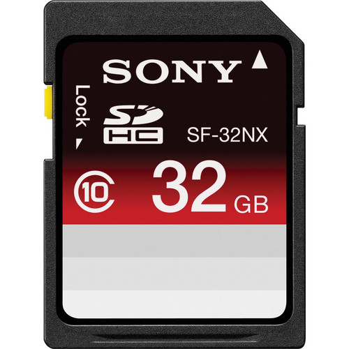 Sony 32GB SDHC Memory Card Class 10