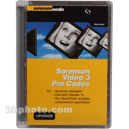 Sorenson Media Video Pro 3 Codec Upgrade - Mac