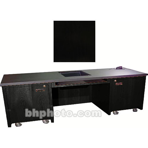 Sound-Craft Systems 2-Bay Custom Presentation Desk (Black Oak)