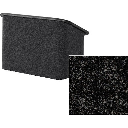 Sound-Craft Systems Spectrum Series CTL Carpeted Table Lectern - Charcoal/Black