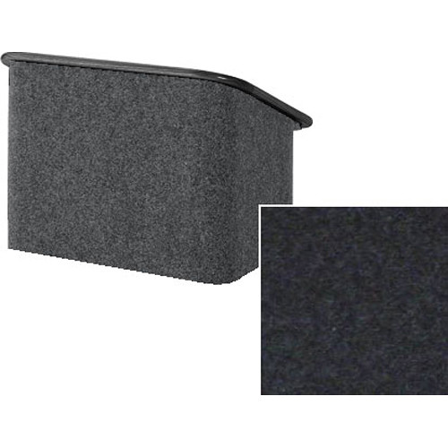 Sound-Craft Systems Spectrum Series CTL Carpeted Table Lectern - Onyx/Black