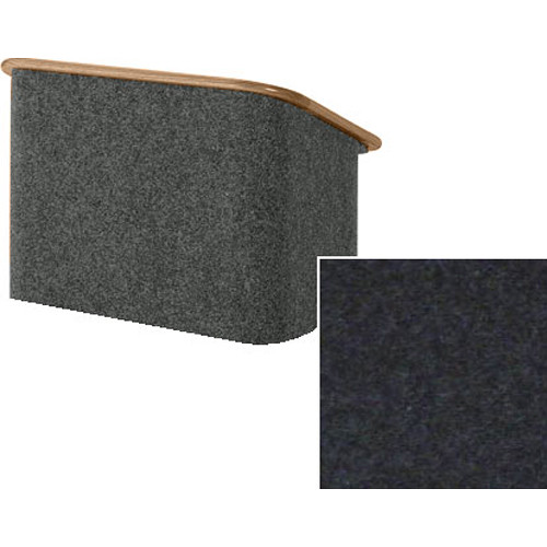 Sound-Craft Systems Spectrum Series CTL Carpeted Table Lectern - Onyx/Walnut