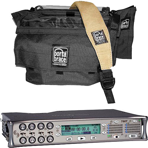 Sound Devices 788T-SSD 8-Track Recorder + Porta Brace AR-788B Case Kit