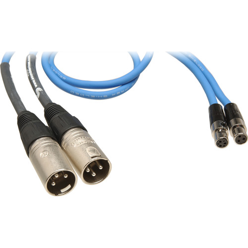 Sound Devices XL2 TA3-F to XLR-M Connector Cable (Pair, 25")
