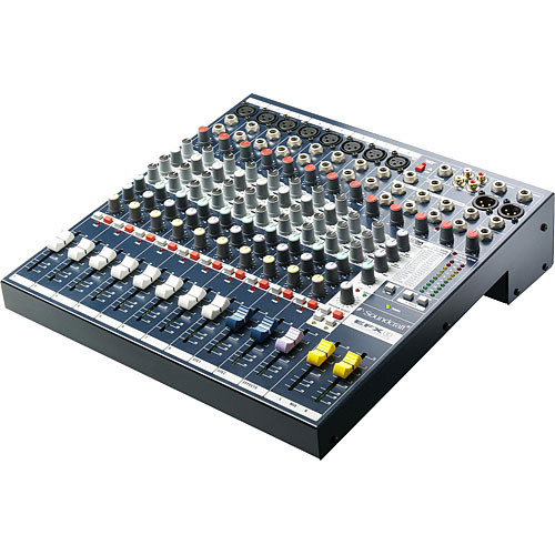 Soundcraft EFX8 - 8 Channel, 2 Bus Audio Mixer with Lexicon Effects Processor