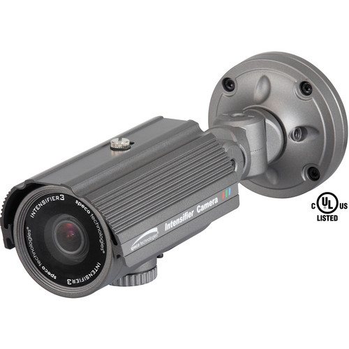 Speco Technologies Intensifier3 Series Day/Night Indoor/Outdoor Turret Camera with 2.8 to 12mm Varifocal Lens (Dark Gray)