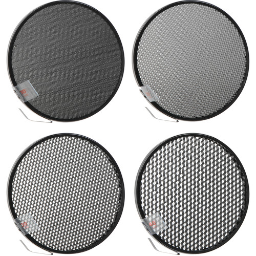 Speedotron 7" Honeycomb 4-Grid Set (10, 20, 30, 40°)