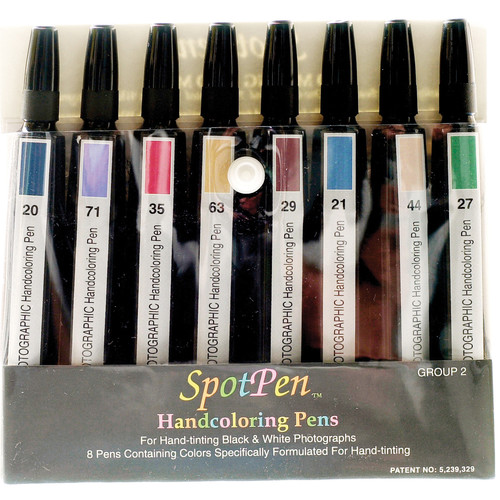 SpotPen Hand Coloring Pen Set Group 2
