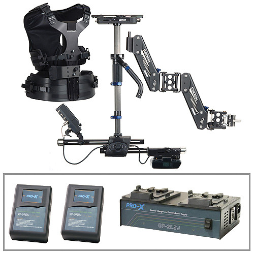 Steadicam Zephyr Camera Stabilizer (V-Lock Mount, Vest), Batteries/Charger Kit