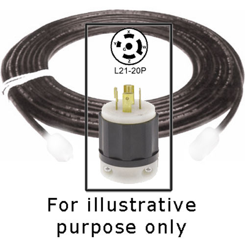 Strand Lighting Cable with L21-20P Plug -4'