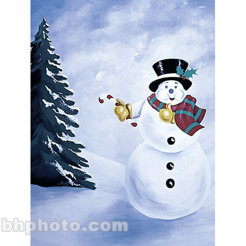 Studio Dynamics Canvas Scenic Background (12 x 10', Snowman)