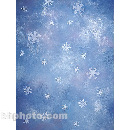 Studio Dynamics Canvas Scenic Background (7 x 8', Snowflakes)