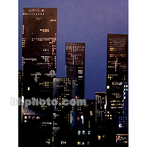 Studio Dynamics Canvas Scenic Background (7 x 9', City at Night)