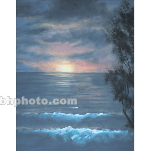 Studio Dynamics Canvas Scenic Background (8 x 9', Tahiti Sunset)