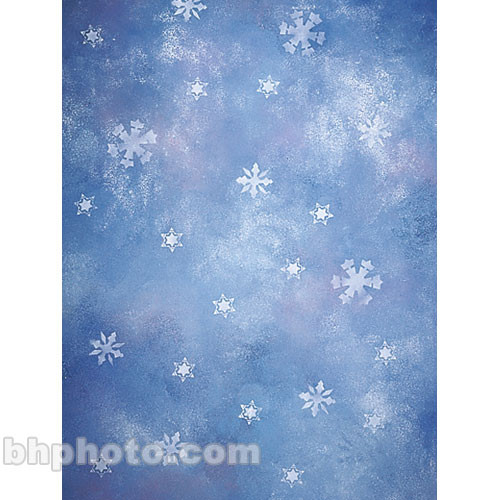 Studio Dynamics Canvas Scenic Background (8 x 9', Snowflakes )