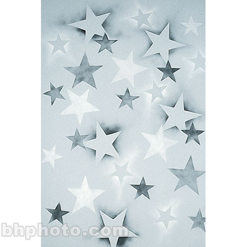 Studio Dynamics Canvas Scenic Background (9 x 9', Grey Stars)