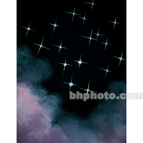 Studio Dynamics Canvas Scenic Background (9 x 9', Star Clouds )