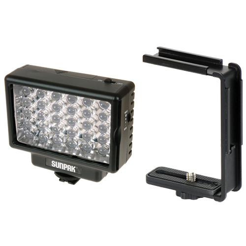 Sunpak LED 30 Video Light & Compact Video Bracket Kit