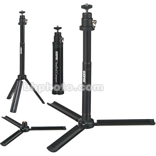 Sunpak VersiPod Compact Monopod/Tripod with Ballhead - Black