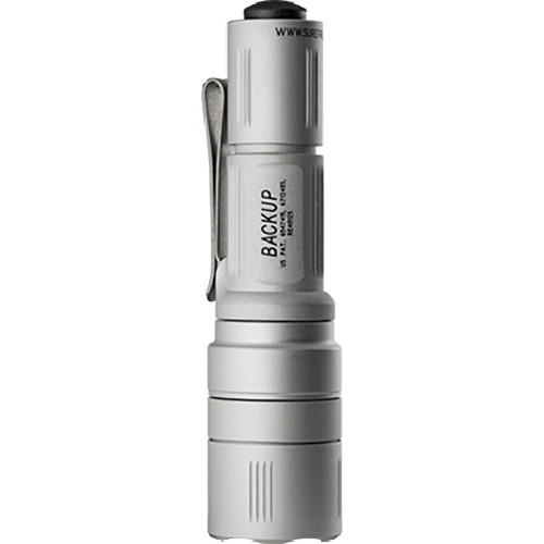 SureFire EB1 Backup Tactical LED Flashlight (Tactical Tailcap, Silver)