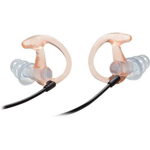 SureFire EP5 Sonic Defenders Max Earplugs (Large, Clear, 25 Pairs)