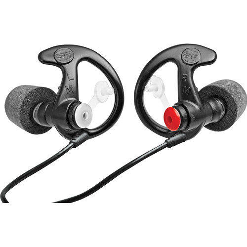 SureFire EP7 Sonic Defenders Ultra Earplugs (Medium, Black, 25 Pairs)