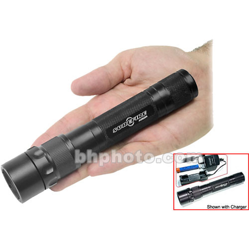 SureFire 8AX Commander Incandescent Rechargeable Flashlight (Black)