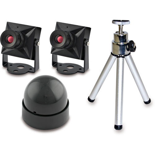 Swann SW216-2DS 2 Color Video Cameras with Bonus Tripod & Imitation Dome