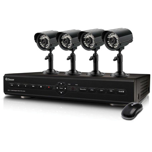Swann SWDVK-425504C Camera Security Monitoring System (4-Channel)