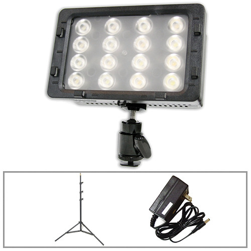 Switronix 200W LED On-Cam Light And Power With Impact Stand B&H Kit