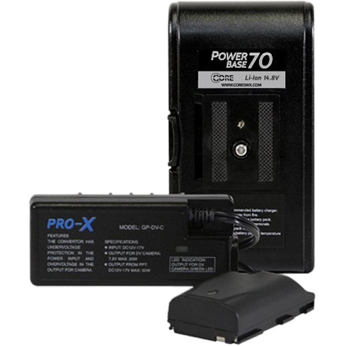 Core SWX PowerBase 70 Battery for Canon BP-9XX Cameras (12" Cable)