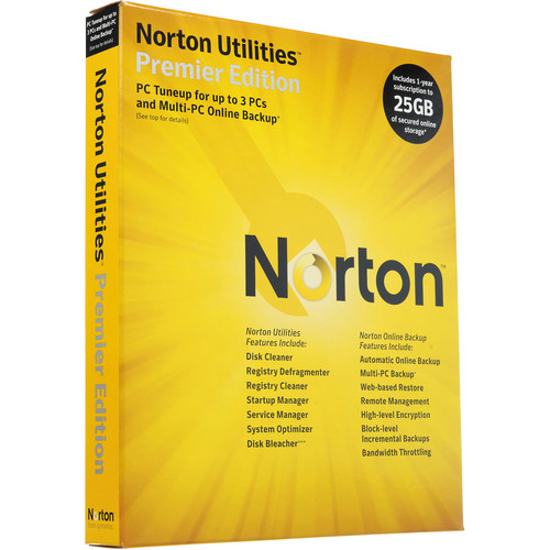 Symantec Norton Utilities Premier Software for Windows